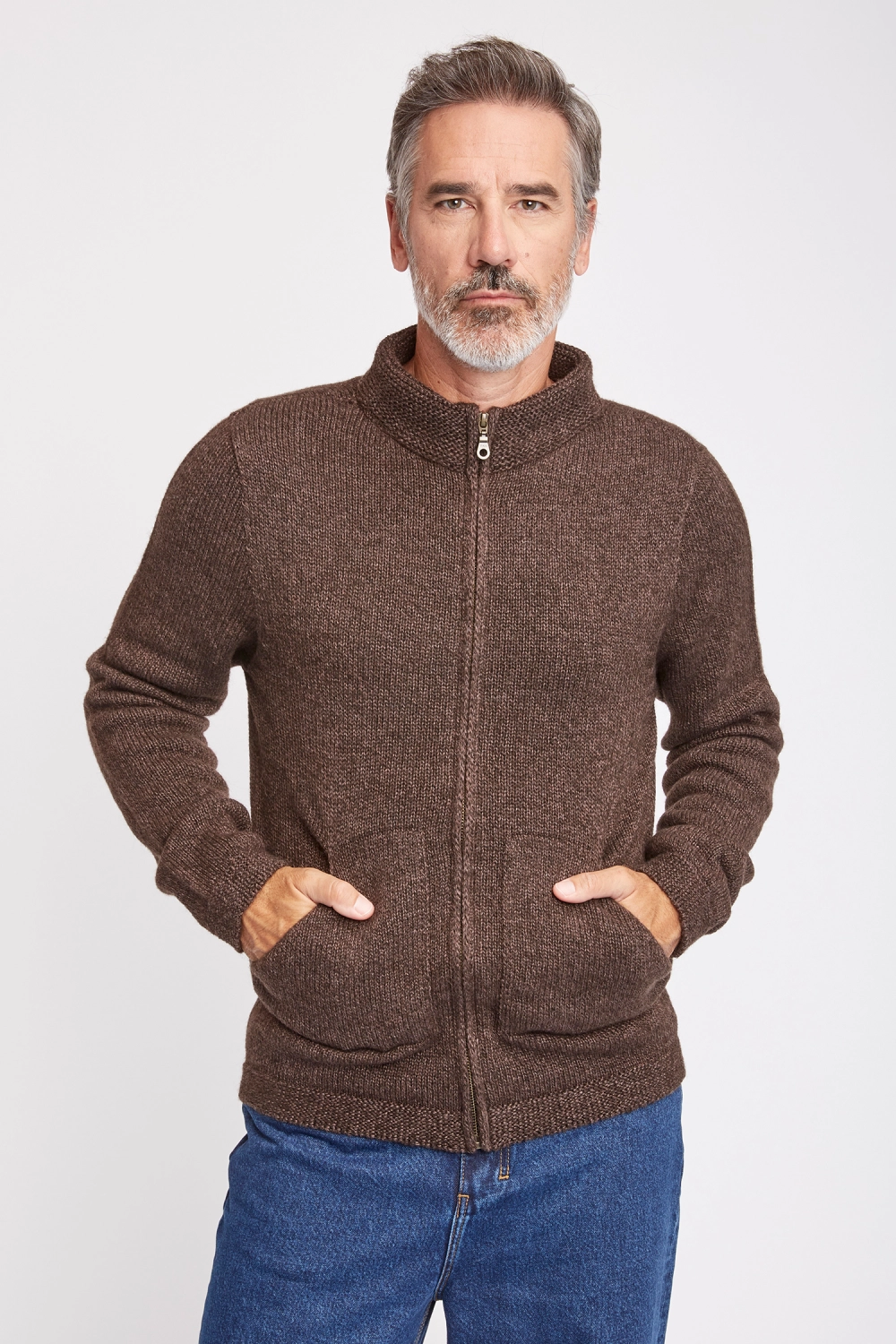 Veste macnhes longues laine yack homme YMESL 2